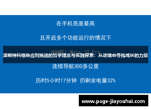 波斯特科格鲁应对挑战的哲学理念与实践探索:从逆境中寻找成长的力量 波斯特科格鲁应对挑战的哲学理念与实践探索:从逆境中寻找成长的力量